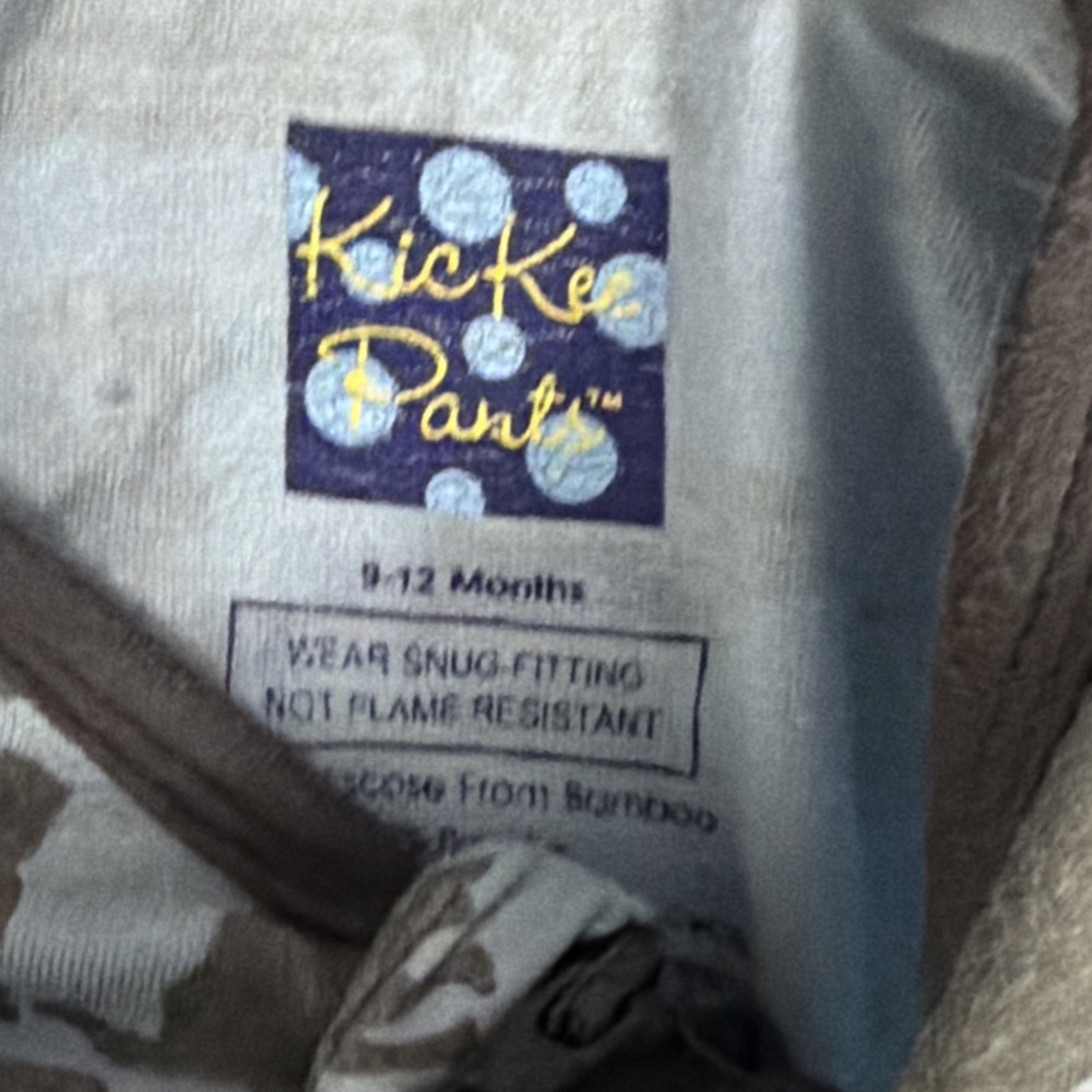 Kickee Pants Baby Boys 9-12 Months Puppy Dog Blue Bamboo Sleeper Pajamas - Picture 6 of 6